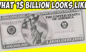 Image result for What $1 Billion Dollars Looks Like