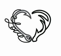 Image result for Infinity Fish Hook Heart