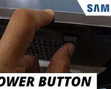Image result for Samsung Flat Screen TV Power Button Location