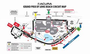 Image result for Map of the Acura Long Beach Grand Prix