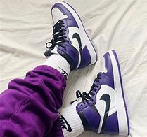 Image result for Purple Jordans Aesthetic