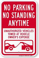 Image result for No-Parking Markings