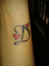 Image result for Letter D Tattoo Collarbone