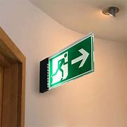 Image result for Illuminated Emergency Exit Signs