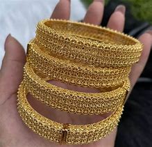 Image result for 24K Gold Bangles