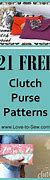 Image result for Clutch Purse Pattern
