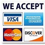 Image result for We Accept Credit Cards Logo