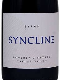 Image result for Syncline Syrah Boushey