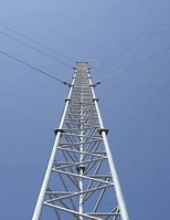 Image result for Guy Wire Monopole Tower