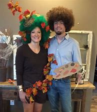 Image result for Bob Ross Costume Couple