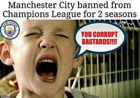 Image result for Man City Champoins League History Memes