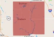 Image result for Michigan Map Gladwin MI