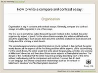 Image result for Compare and Contrast Essay Examples for Art