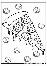 Image result for Pizza Clip Art Coloring Pages