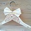 Image result for Bridal Dress Hanger with Name