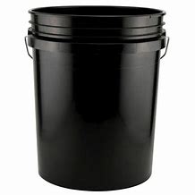 Image result for Black 5 Gal Bucket