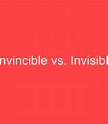 Image result for Invisible Invincible