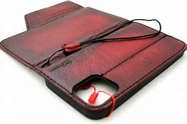 Image result for Genuine Leather iPhone 13 Pro Max Case