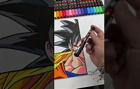 Image result for Anime Goku Art Posca