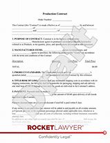 Image result for Production Manager Contract Template