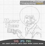 Image result for Bob Ross Silhouette