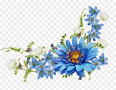 Image result for Vintage Blue Flowers Clip Art