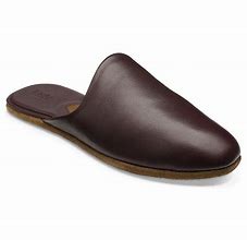 Image result for Men's Leather Mule Slippers