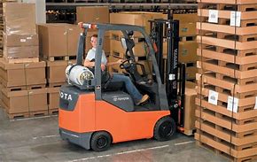 Image result for Inside of a Battery Powered Fork Lift