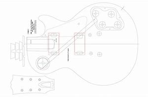 Image result for Les Paul Routing Template