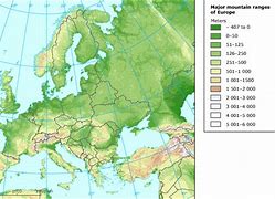 Image result for Europe Map with Mountains