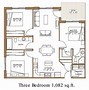 Image result for 2 Bedroom 1 Floor Plans