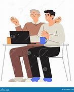 Image result for Technology Old People Cartoon
