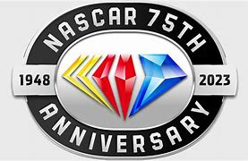 Image result for NASCAR 75 Anniversary Flags