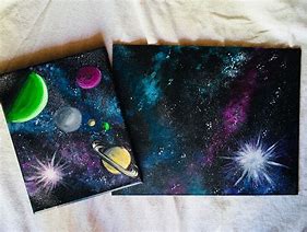 Image result for Acrylic Space Painting