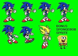 Image result for Sonic Mugen Sprites Big