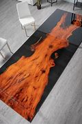 Image result for Resin Solid Wood Table