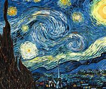 Image result for Starry Night Van Gogh HD