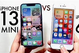 Image result for iPhone 13 Mini vs iPhone 6 Size