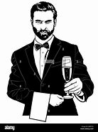 Image result for Vector Black Champagne Bottle