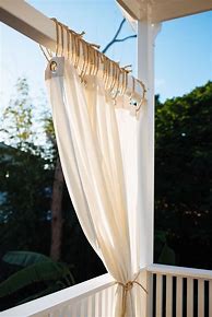 Image result for How to Hang Outdoor Curtains
