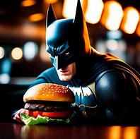 Image result for Batman Eating Food