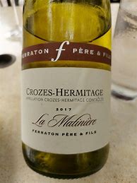 Image result for Ferraton Crozes Hermitage Blanc Matiniere