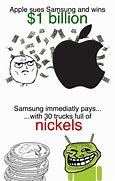 Image result for Apple and Samsung Meme