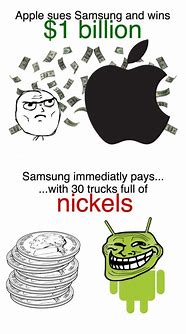 Image result for Apple vs Samsung Meme