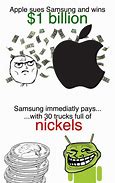 Image result for Apple and Samsung Meme