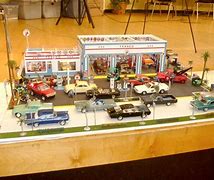 Image result for Model Car Display Garage