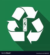 Image result for Battery Recycle Sign