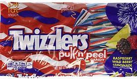 Image result for Twizzlers Red White and Blue