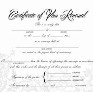 Image result for Free Printable Vow Renewal Certificate Editable