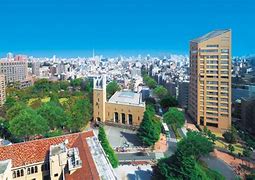 Image result for Waseda University Campus View with Logo